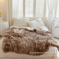 Soft Stylishluxury Ruched Bieckbly Rabbit Faux Fur Winter